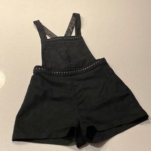 H&M overalls womens size 8 zip up side